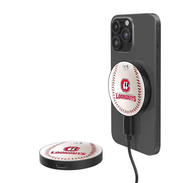 Chattanooga Lookouts Baseball 15-Watt Wireless Magnetic Charger
