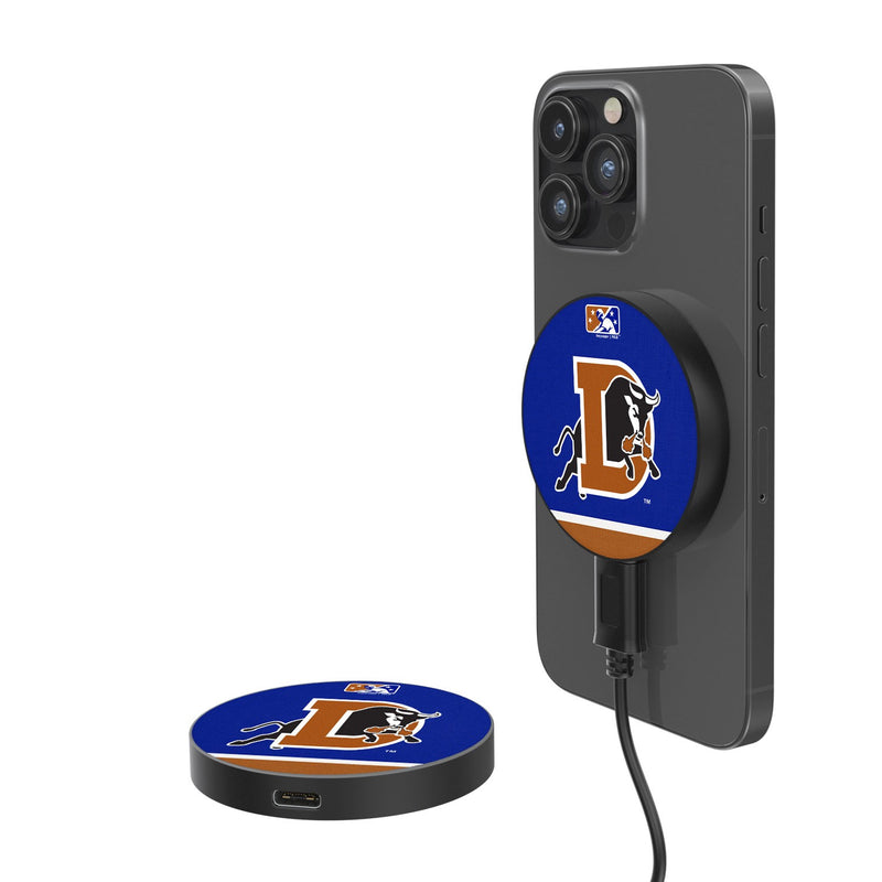 Durham Bulls Stripe 15-Watt Wireless Magnetic Charger