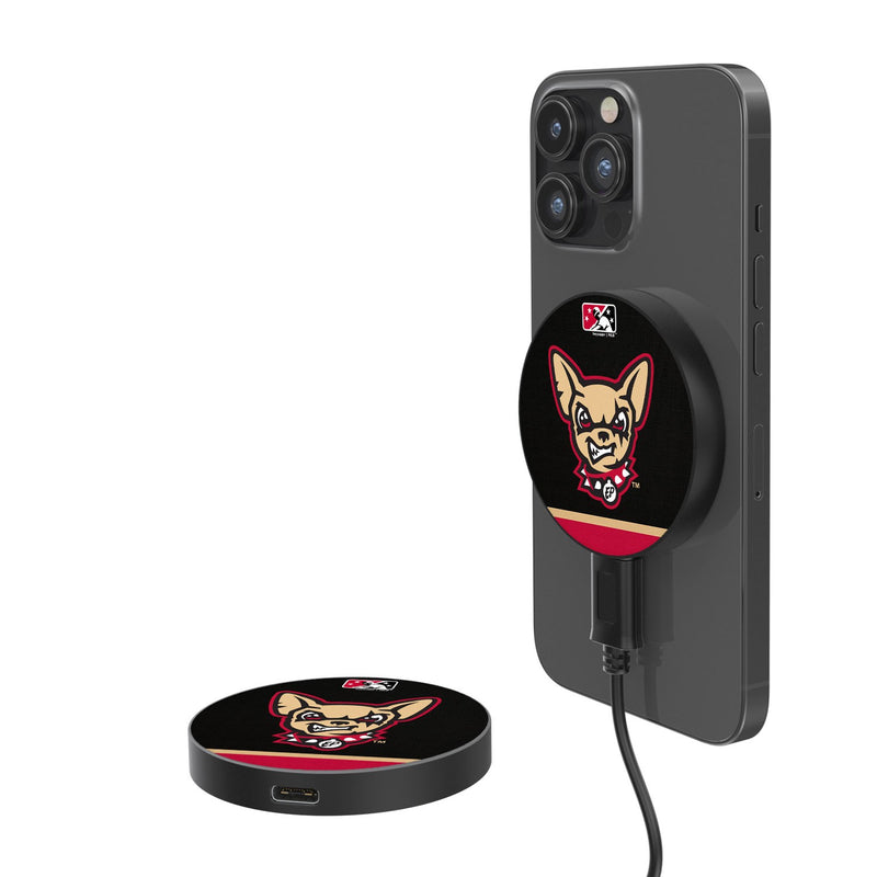 El Paso Chihuahuas Stripe 15-Watt Wireless Magnetic Charger