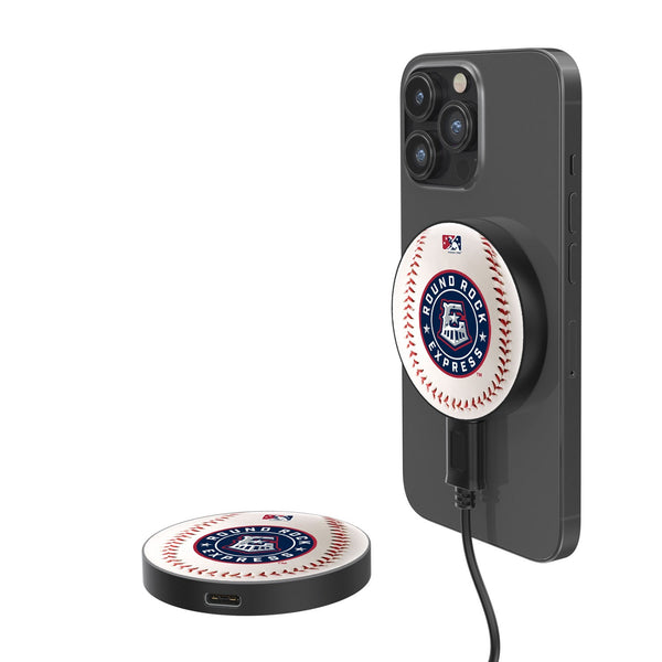 Round Rock Express Baseball 15-Watt Wireless Magnetic Charger