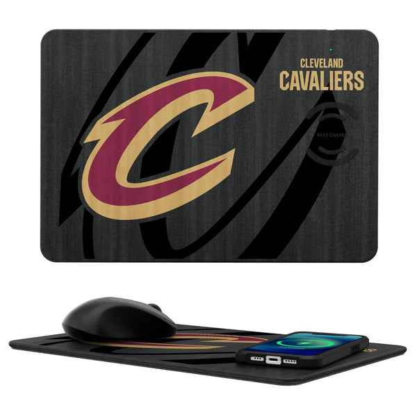 Cleveland Cavaliers Tilt 15-Watt Wireless Charger and Mouse Pad