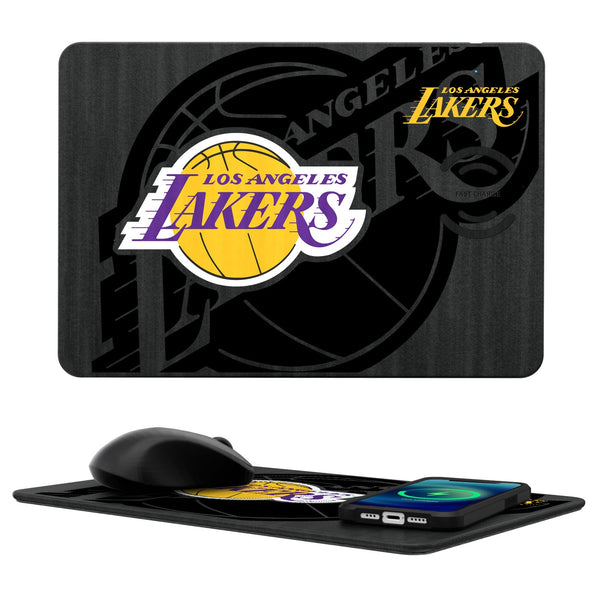 Los Angeles Lakers Tilt 15-Watt Wireless Charger and Mouse Pad