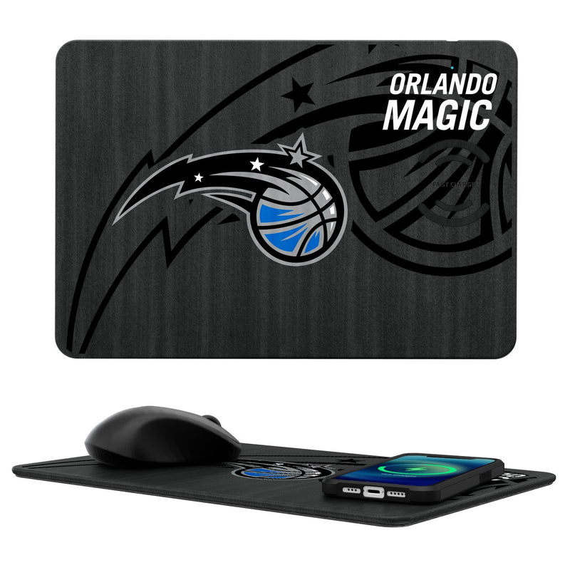 Orlando Magic Tilt 15-Watt Wireless Charger and Mouse Pad