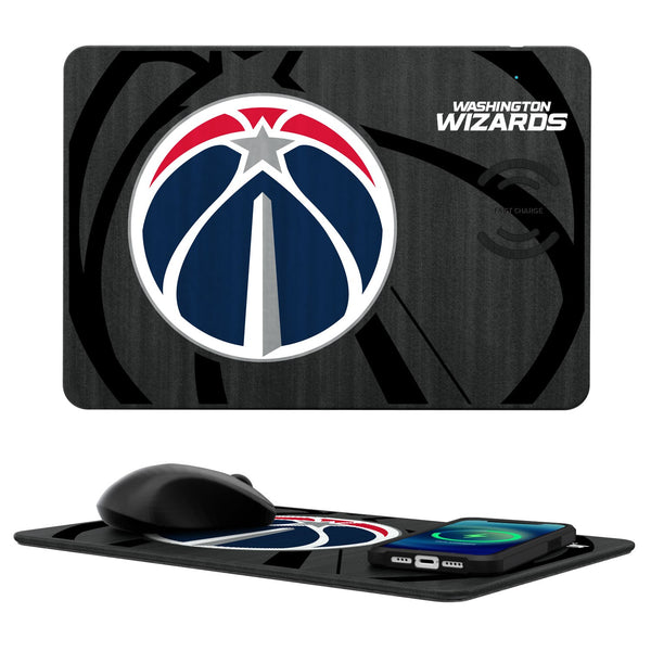 Washington Wizards Tilt 15-Watt Wireless Charger and Mouse Pad