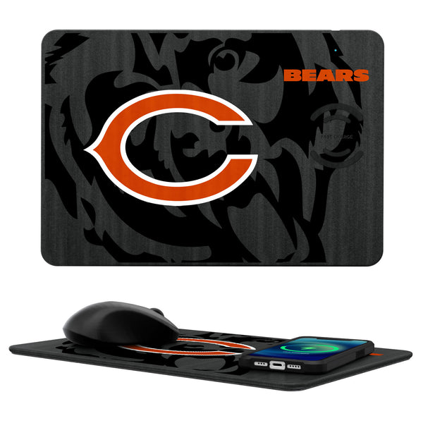 Chicago Bears Tilt 15-Watt Wireless Charger and Mouse Pad