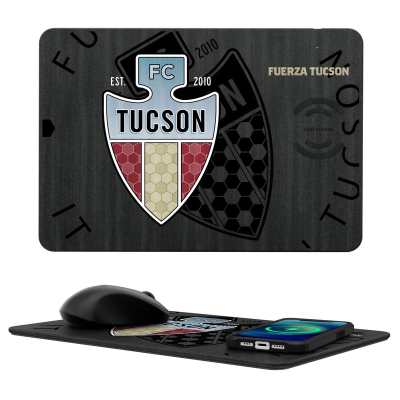 FC Tucson  Tilt 15-Watt Wireless Charger and Mouse Pad