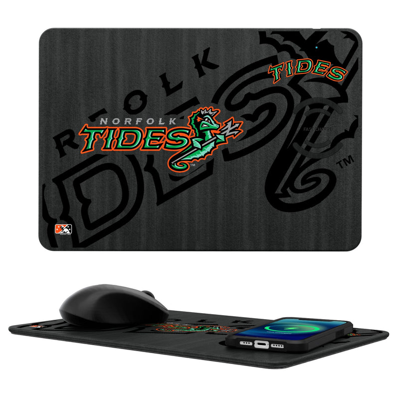 Norfolk Tides Tilt 15-Watt Wireless Charger and Mouse Pad