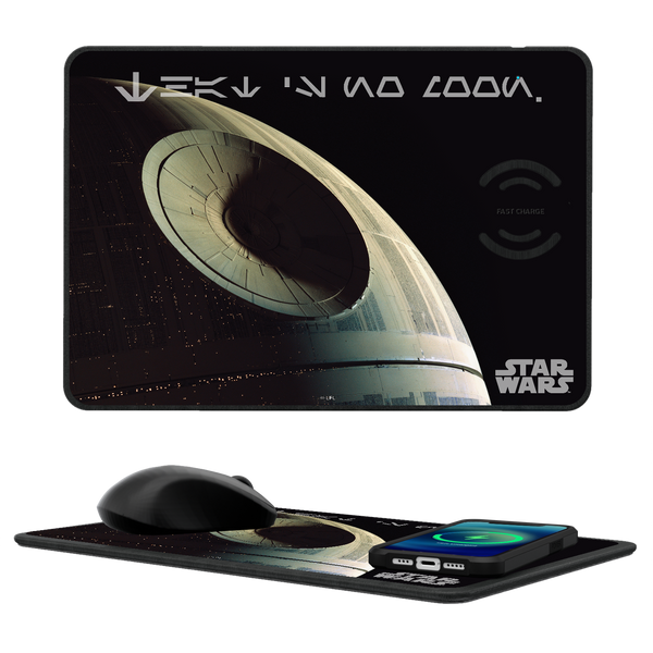 Star Wars Death Star Cinematic Moments: Discovery 15-Watt Wireless Charger and Mouse Pad