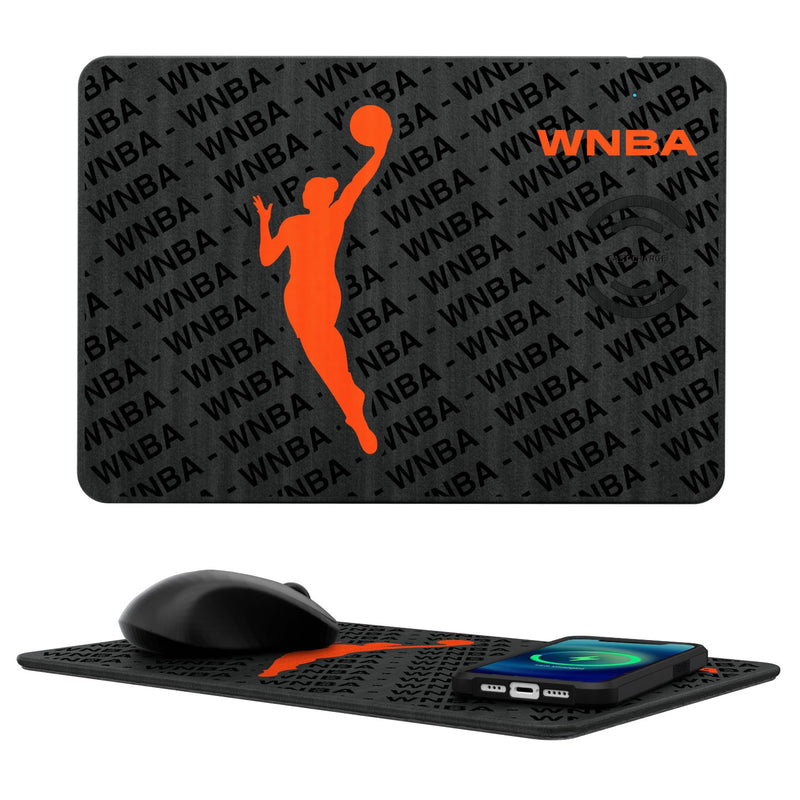WNBA Tilt 15-Watt Wireless Charger and Mouse Pad
