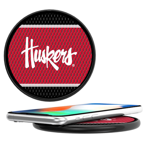 Nebraska Huskers Mesh 15-Watt Wireless Charger