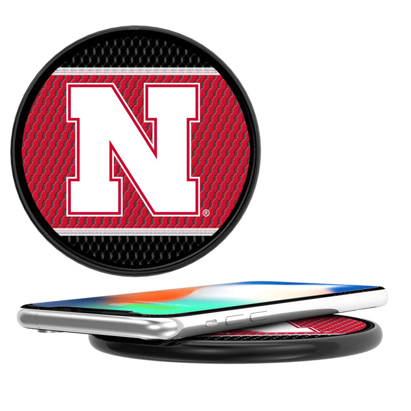 Nebraska Huskers N Mesh 15-Watt Wireless Charger