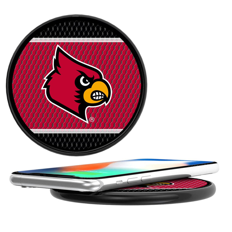 Louisville Cardinals Mesh 15-Watt Wireless Charger
