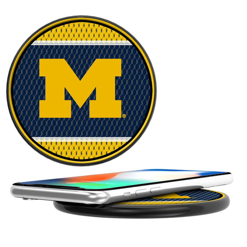 Michigan Wolverines Mesh 15-Watt Wireless Charger