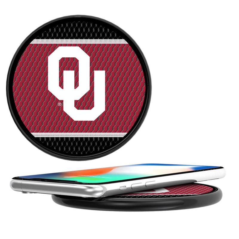Oklahoma Sooners Mesh 15-Watt Wireless Charger
