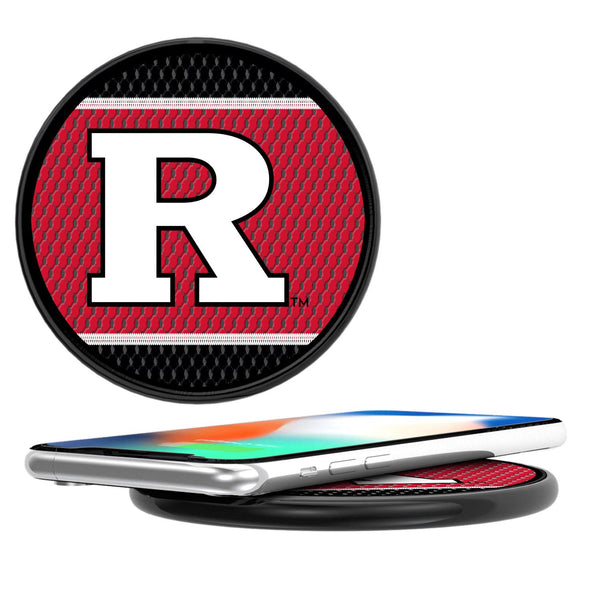 Rutgers Scarlet Knights Mesh 15-Watt Wireless Charger