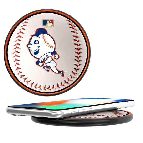 New York Mets 2014 - Cooperstown Collection Baseball 15-Watt Wireless Charger