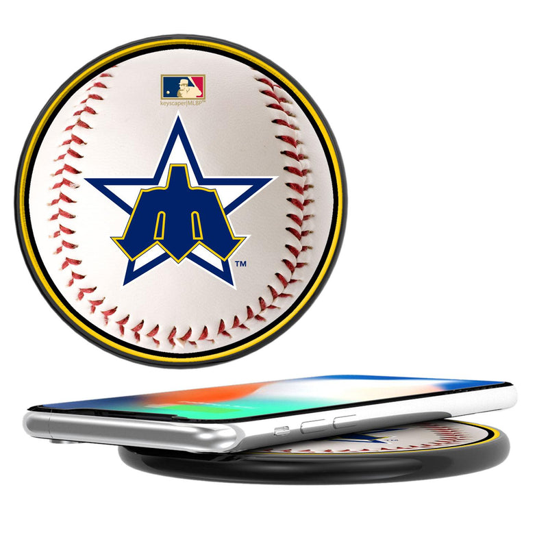 Seattle Mariners 1981-1986 - Cooperstown Collection Baseball 15-Watt Wireless Charger