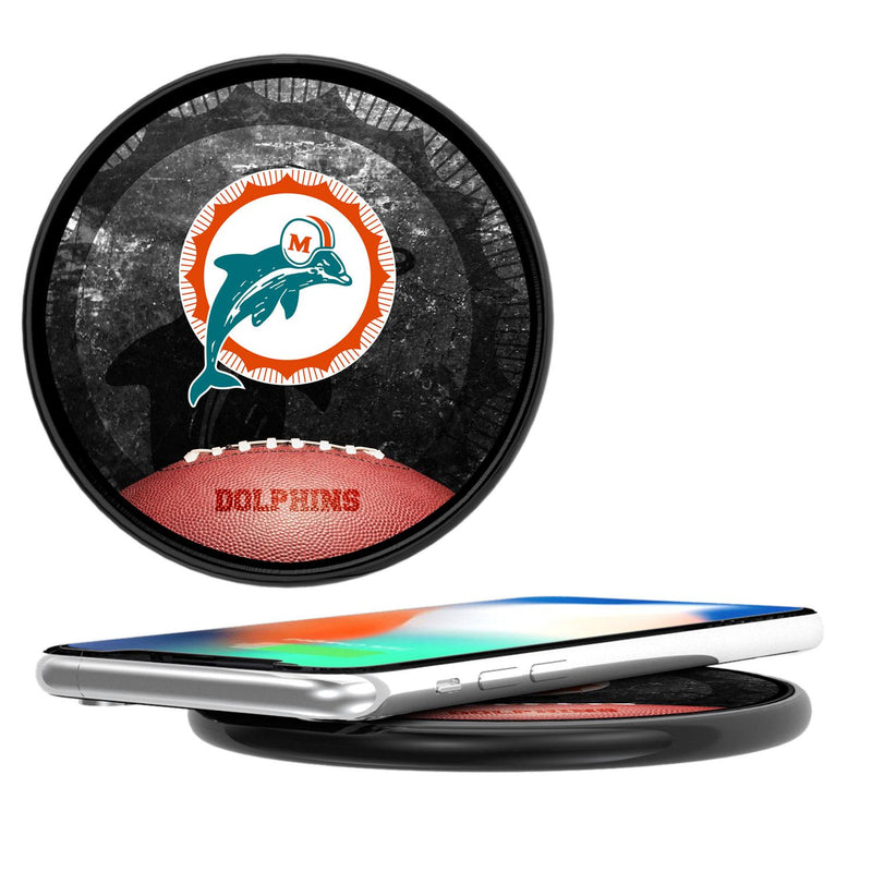 Miami Dolphins 1966-1973 Historic Collection Legendary 15-Watt Wireless Charger