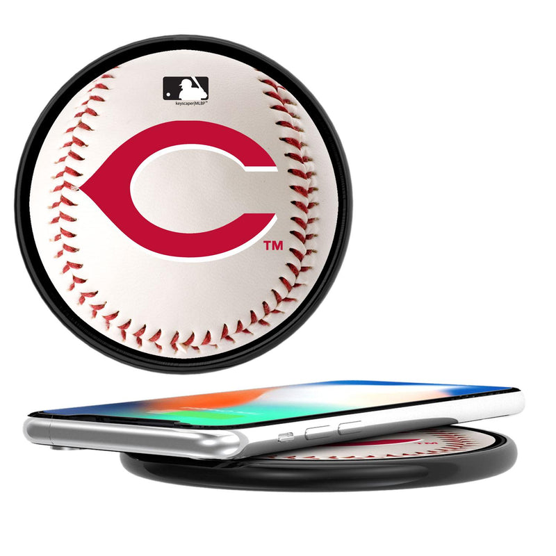 Cincinnati Reds Baseball 15-Watt Wireless Charger