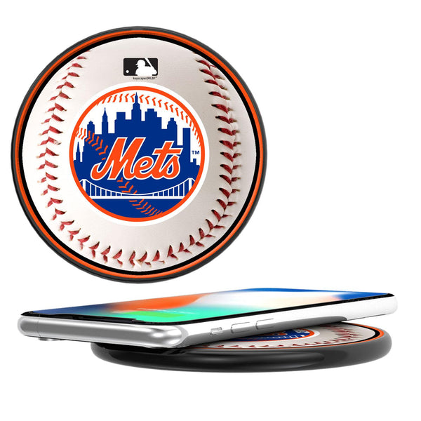 New York Mets Baseball 15-Watt Wireless Charger
