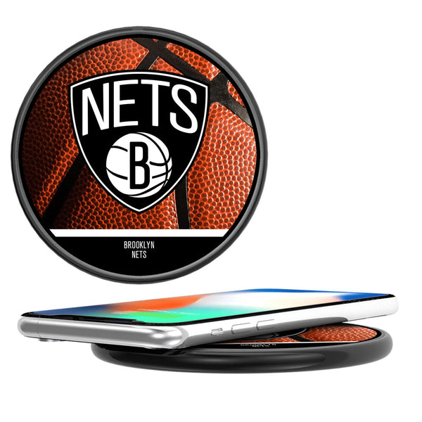 Brooklyn Nets Basketball 15-Watt Wireless Charger