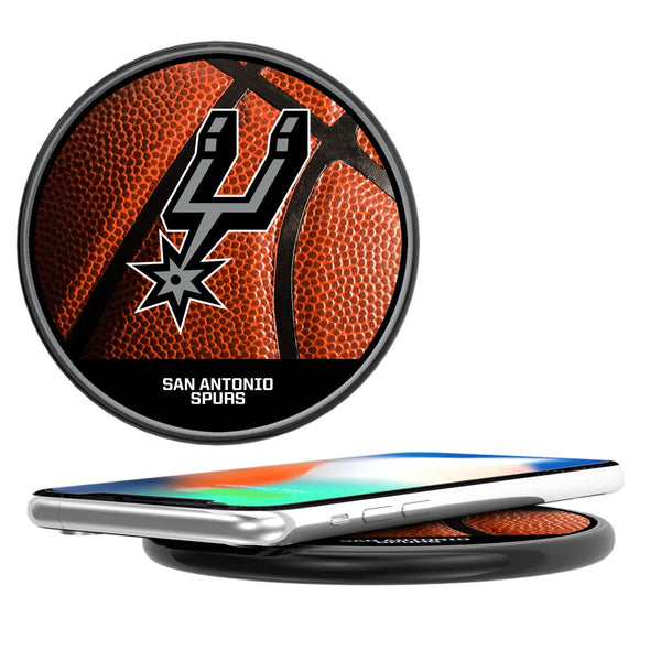 San Antonio Spurs Basketball 15-Watt Wireless Charger