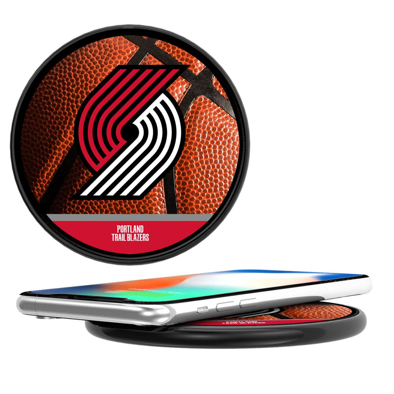 Portland Trail Blazers Basketball 15-Watt Wireless Charger