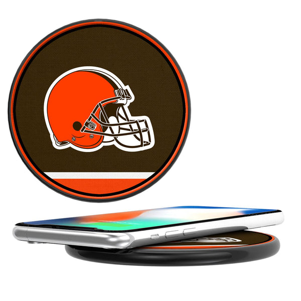 Cleveland Browns Stripe 15-Watt Wireless Charger