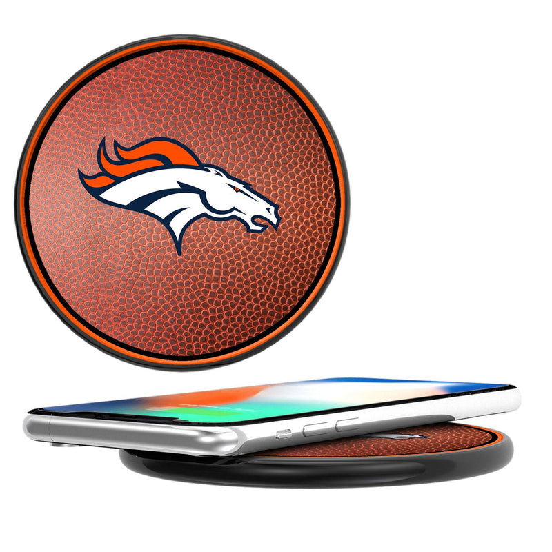 Denver Broncos Football 15-Watt Wireless Charger