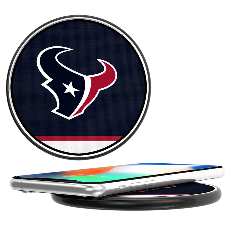 Houston Texans Stripe 15-Watt Wireless Charger