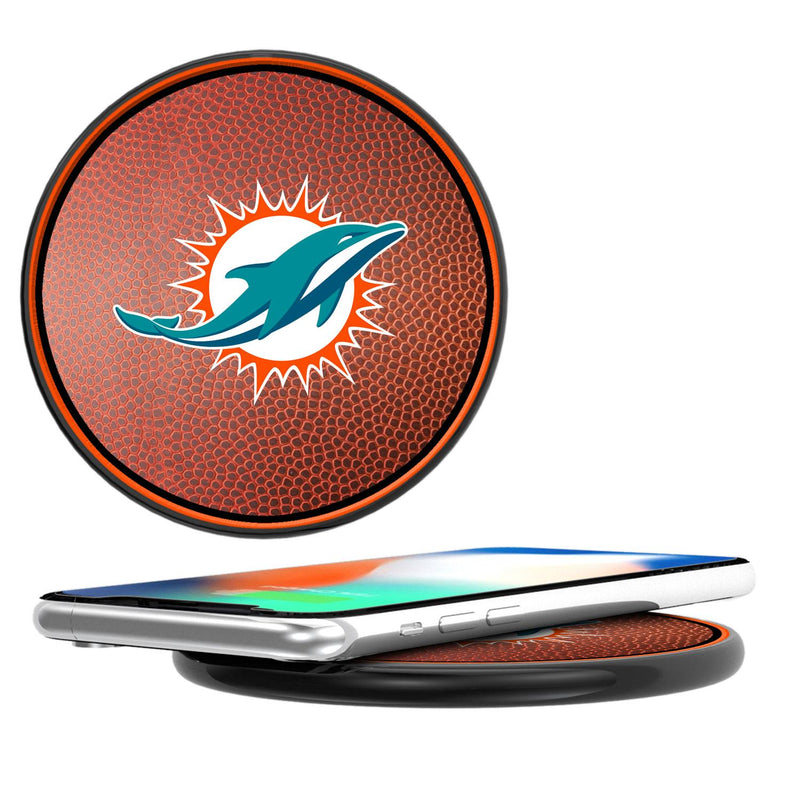 Miami Dolphins Football 15-Watt Wireless Charger
