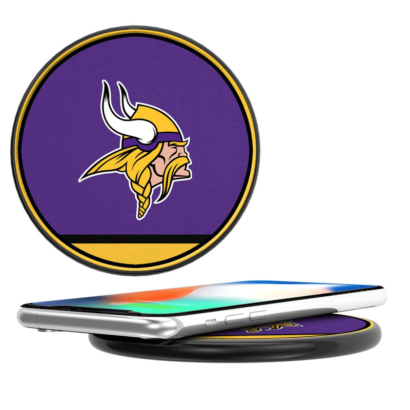 Minnesota Vikings Stripe 15-Watt Wireless Charger