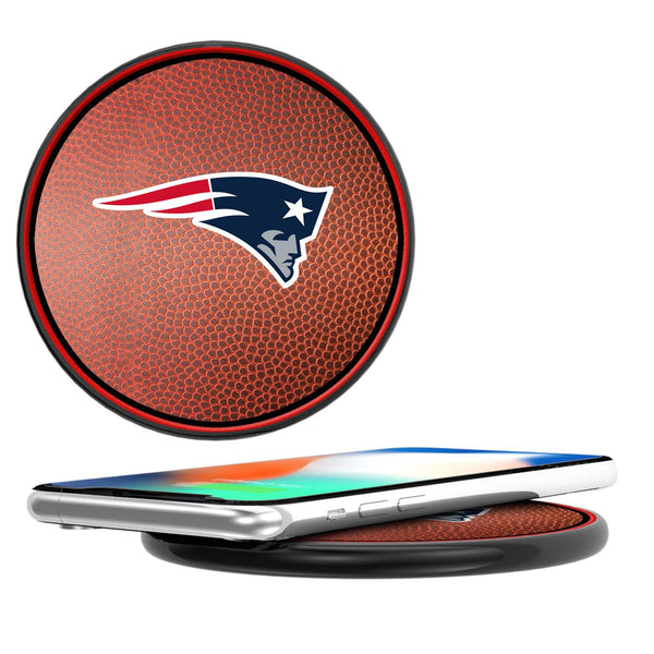 New England Patriots Football 15-Watt Wireless Charger