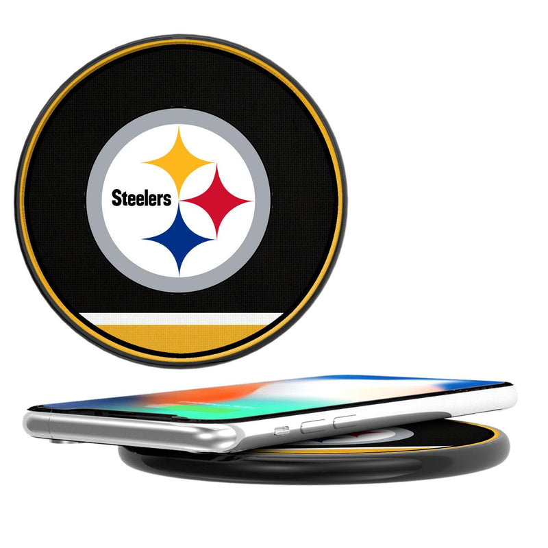 Pittsburgh Steelers Stripe 15-Watt Wireless Charger