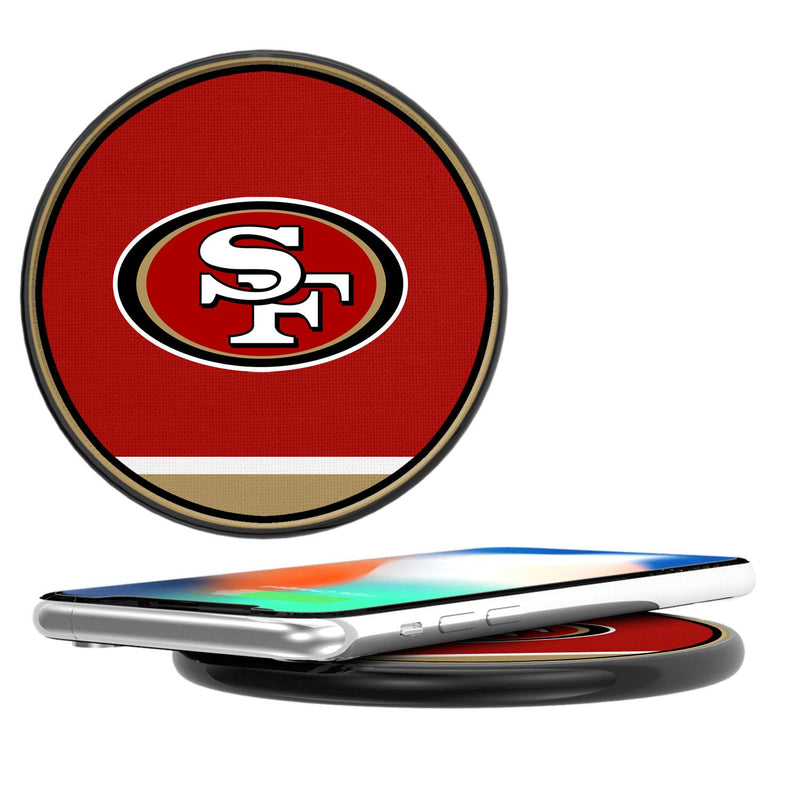 San Francisco 49ers Stripe 15-Watt Wireless Charger