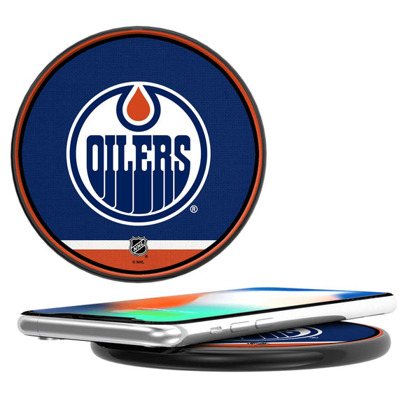 Edmonton Oilers Stripe 15-Watt Wireless Charger