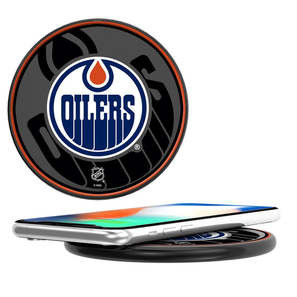 Edmonton Oilers Monocolor Tilt 15-Watt Wireless Charger