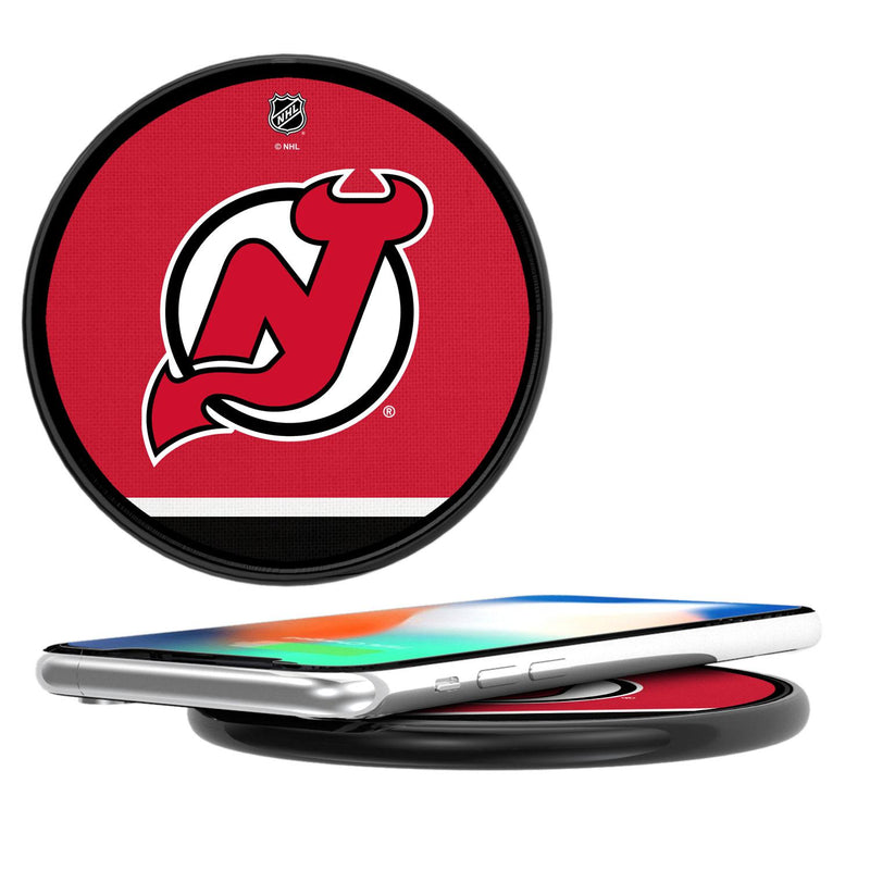 New Jersey Devils Stripe 15-Watt Wireless Charger