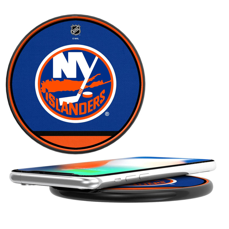 New York Islanders Stripe 15-Watt Wireless Charger