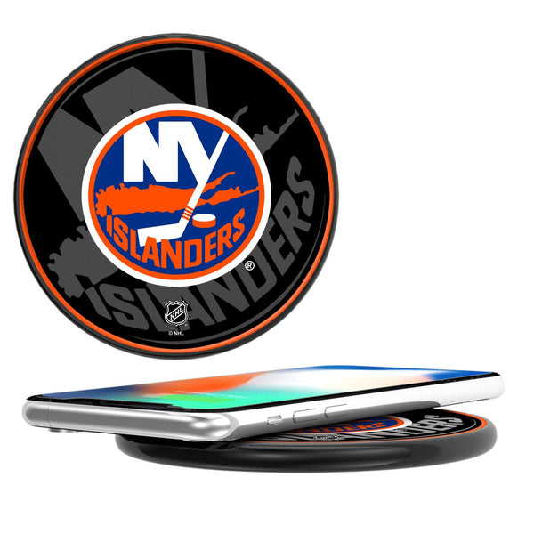 New York Islanders Monocolor Tilt 15-Watt Wireless Charger