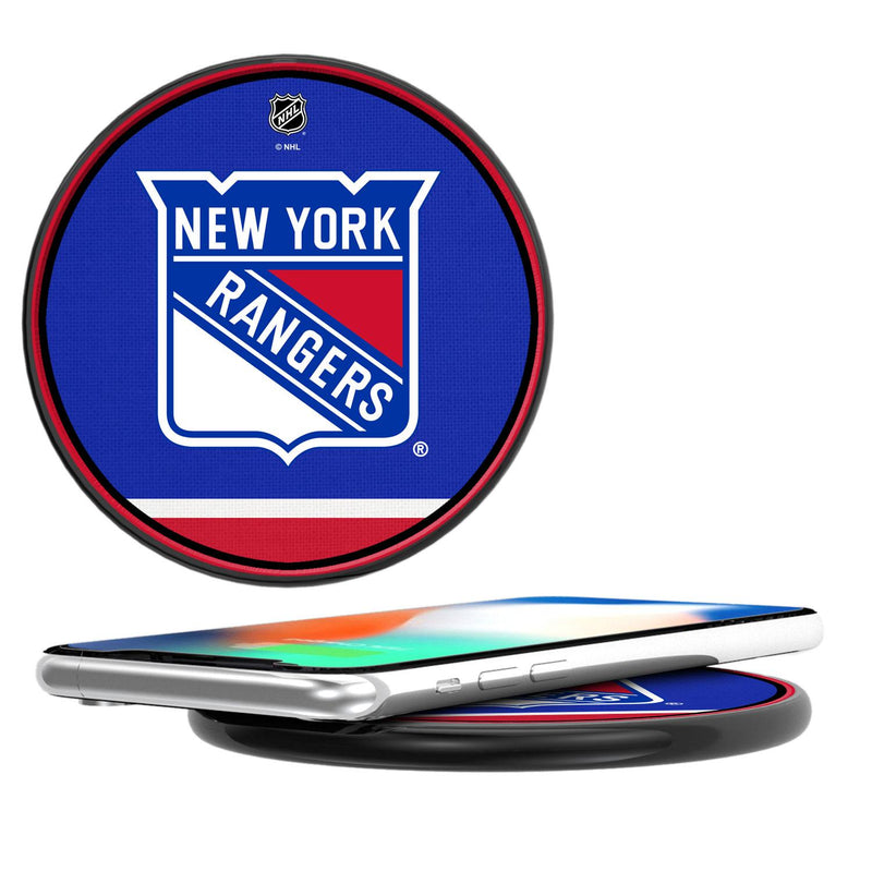 New York Rangers Stripe 15-Watt Wireless Charger
