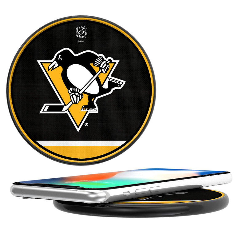Pittsburgh Penguins Stripe 15-Watt Wireless Charger