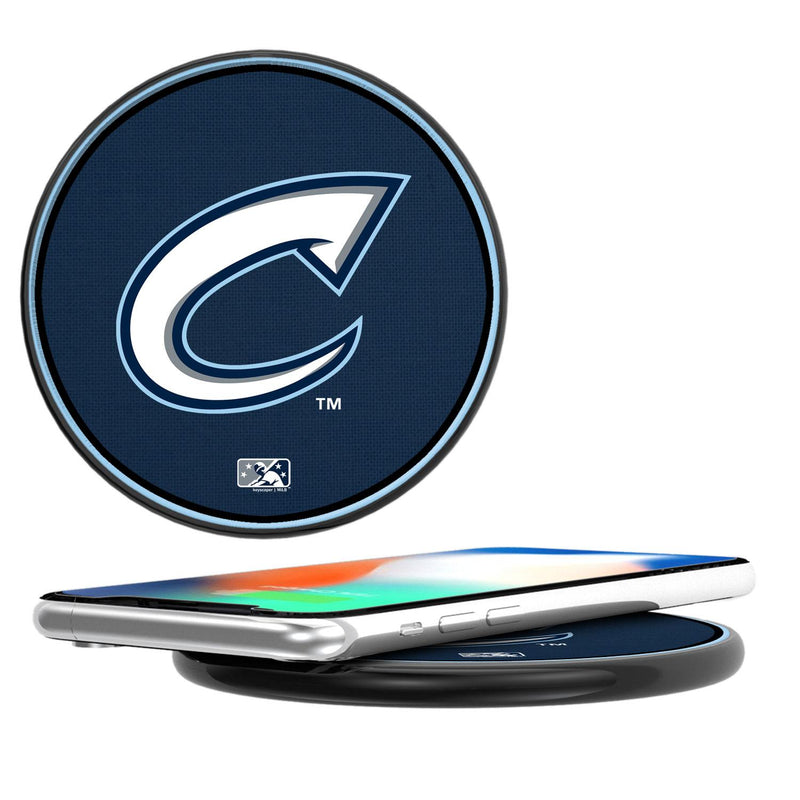 Columbus Clippers Solid 15-Watt Wireless Charger