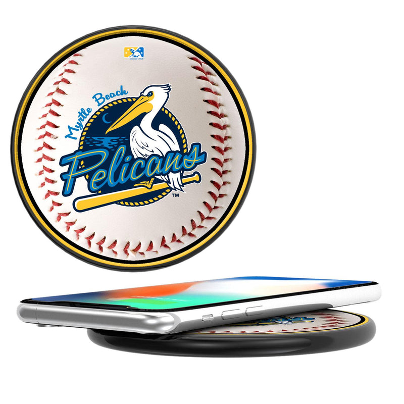 Myrtle Beach Pelicans Baseball 15-Watt Wireless Charger