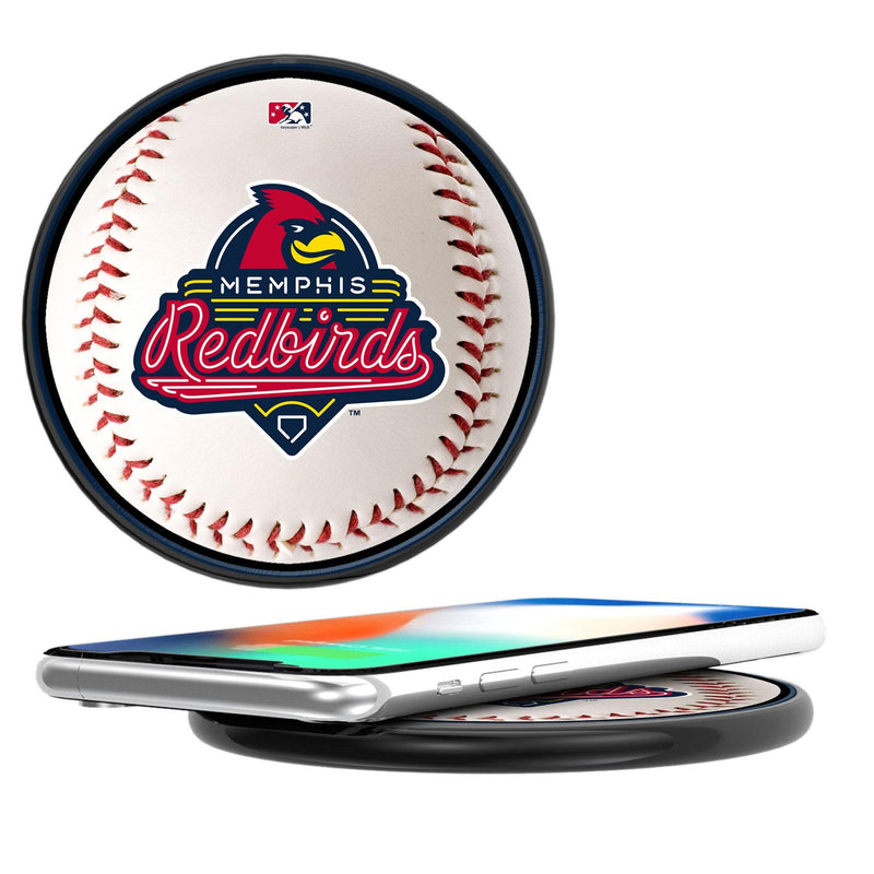 Memphis Redbirds Baseball 15-Watt Wireless Charger