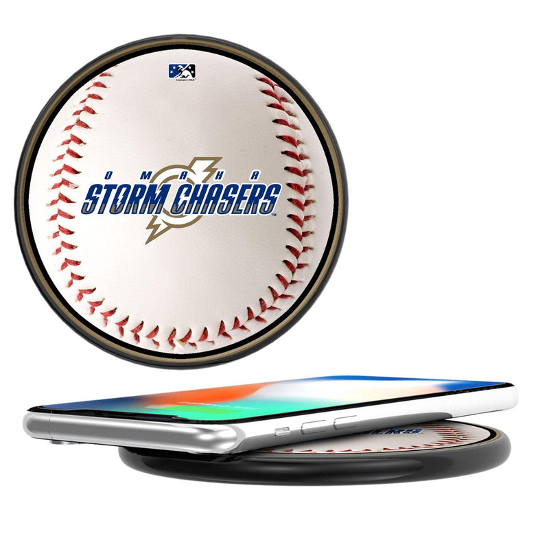 Omaha Storm Chasers Baseball 15-Watt Wireless Charger