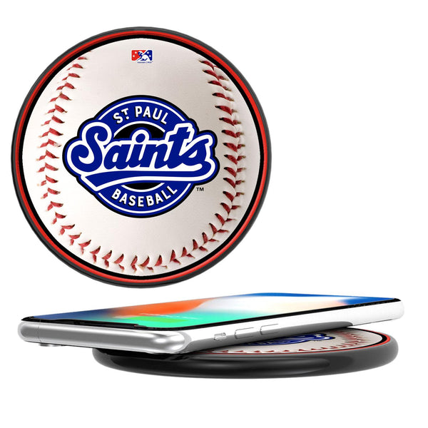 St. Paul Saints Baseball 15-Watt Wireless Charger