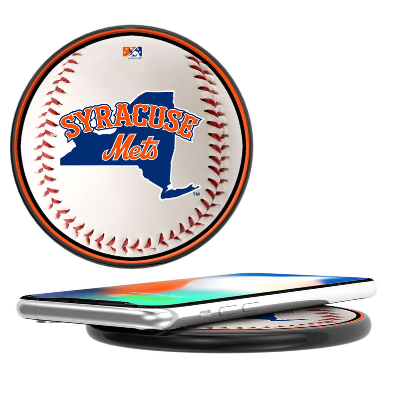 Syracuse Mets Baseball 15-Watt Wireless Charger