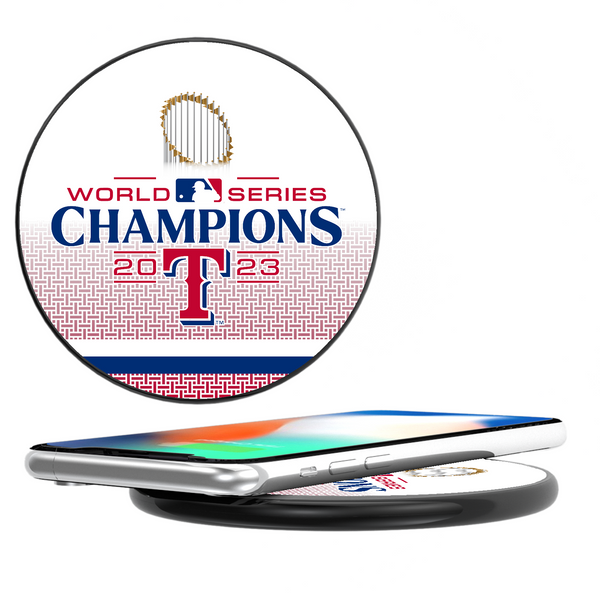 Texas Rangers 2023 MLB World Series 10-Watt Wireless Charger
