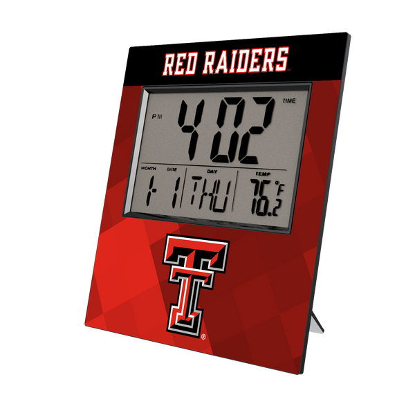 Texas Tech Red Raiders Color Block Wall Clock